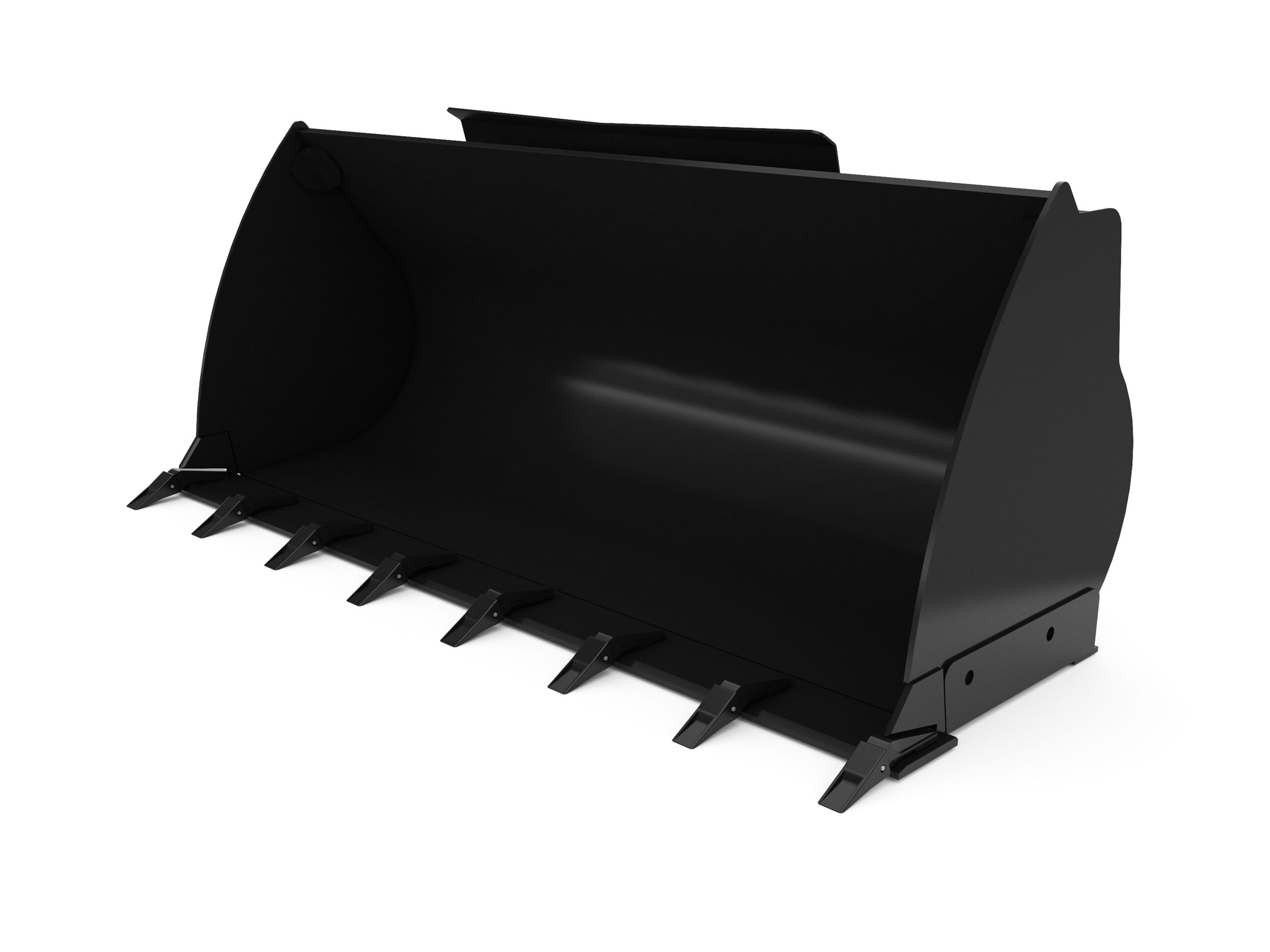 1.5 m3 (2.0 yd3) ISO Coupler Flat Floor Bucket – Performance Series With Weld-On Teeth