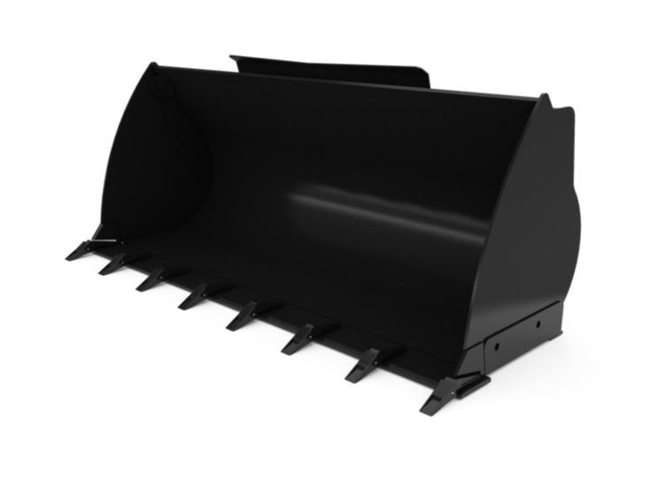 Buckets - Compact Wheel Loader - 1.4 m3 (1.8 yd3), HPL-ISO Coupler, Weld-On Adapters