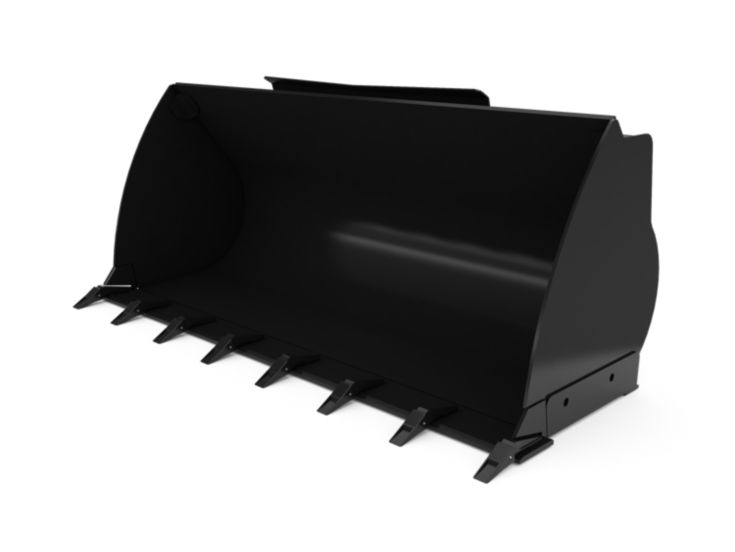 Buckets - Compact Wheel Loader - 1.5 m3 (1.9 yd3), HPL-ISO Coupler, Weld-On Adapters