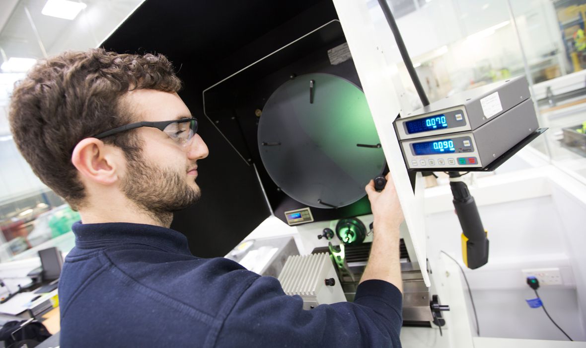 Research and development testing area