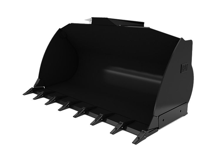 Flat Floor Buckets - Performance Series - 2.3 m3 (3.0 yd3), ISO Coupler, Welded-On Teeth