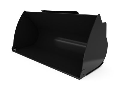 Buckets - Compact Wheel Loader - 1.8 m3 (2.4 yd3), HPL-ISO Coupler, Base Edge