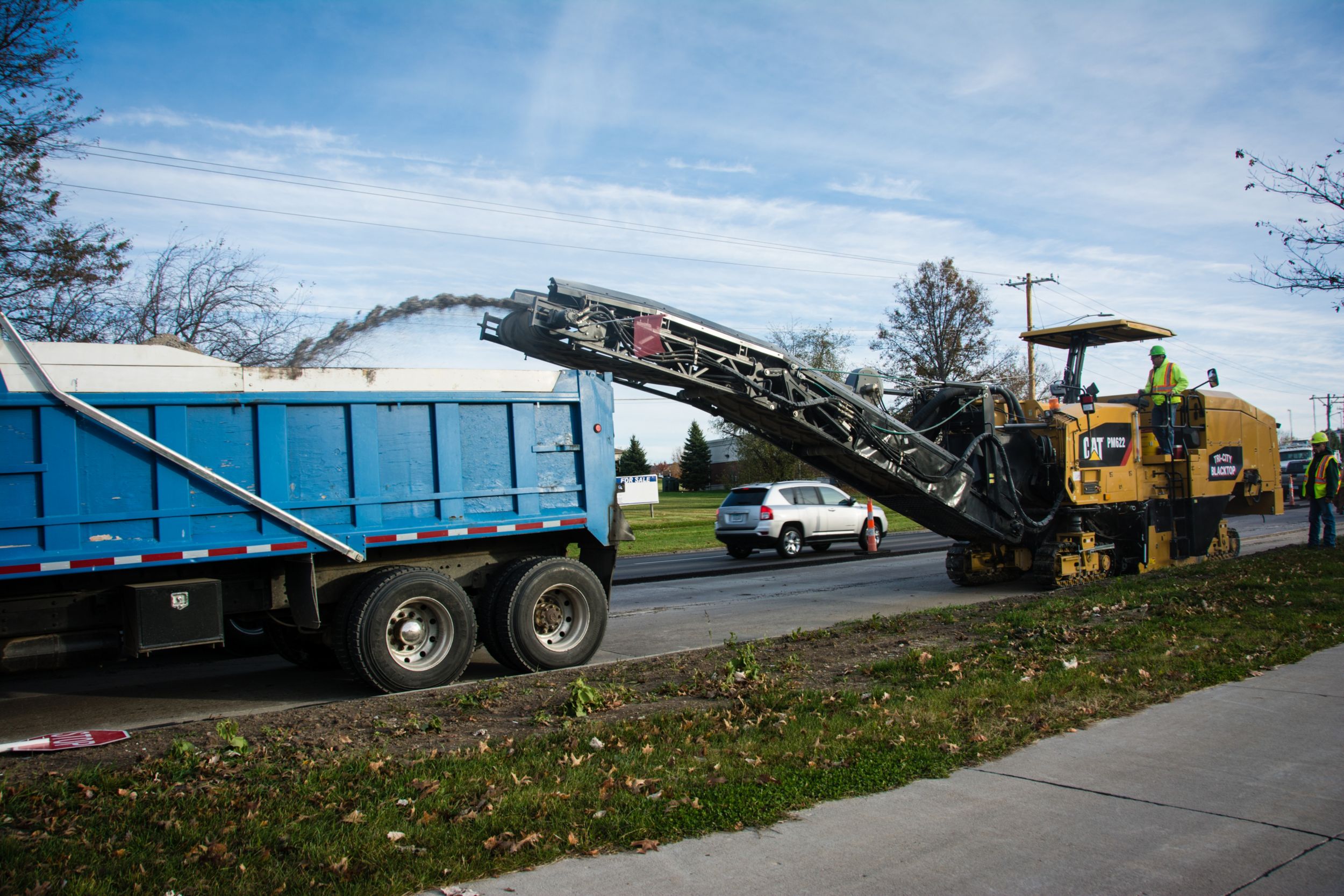 The technology on the PM622 helped the crew complete milling quickly.
