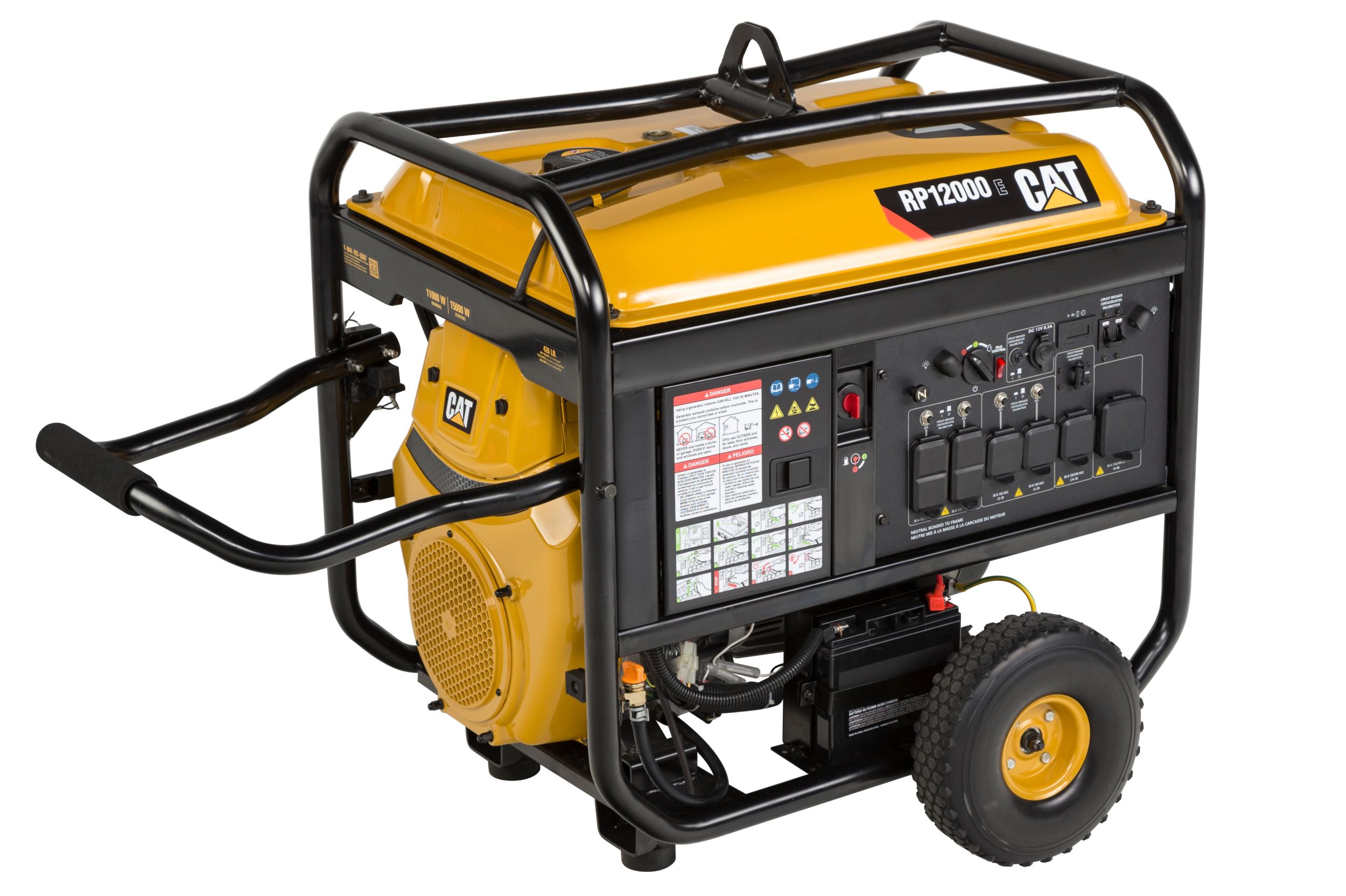 New | 12000 Watt Portable Generator | Cat RP12000 E ...