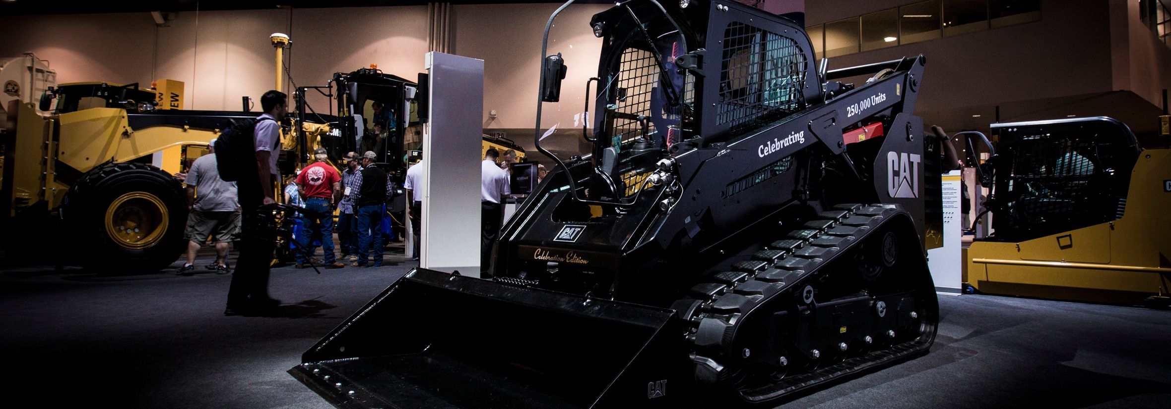 Cat | Customer Buys Custom Finish Black Cat® 299D2 XHP at CONEXPO ...