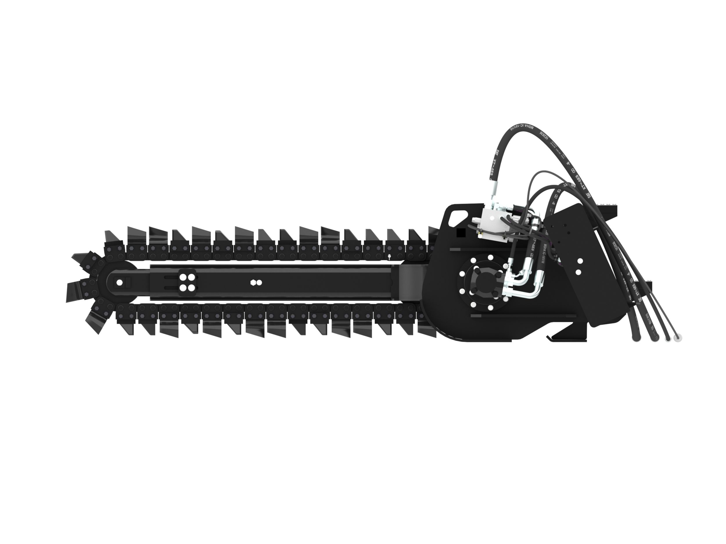 Trancheuses Déport latéral hydraulique T315