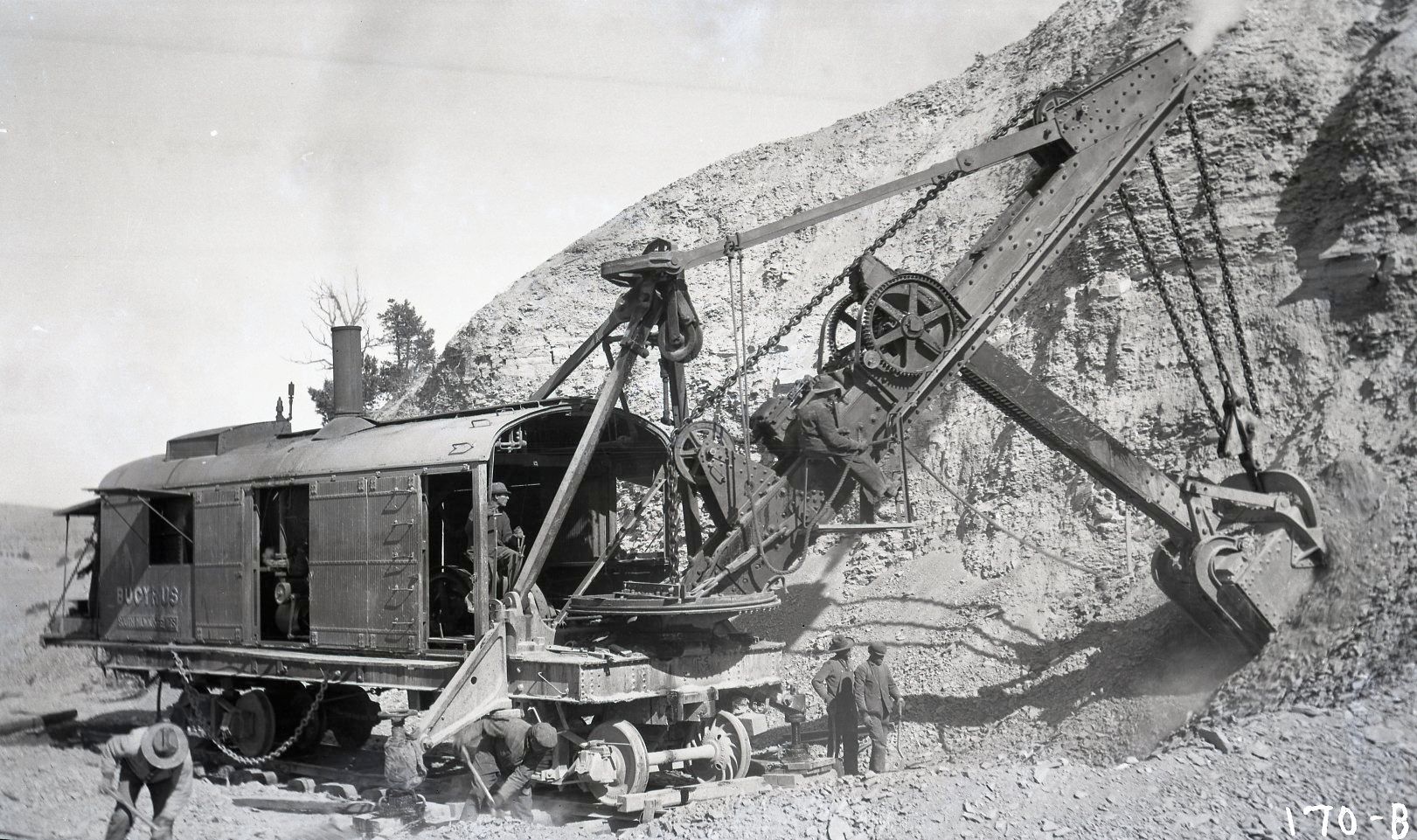 Bucyrusの油圧ショベル