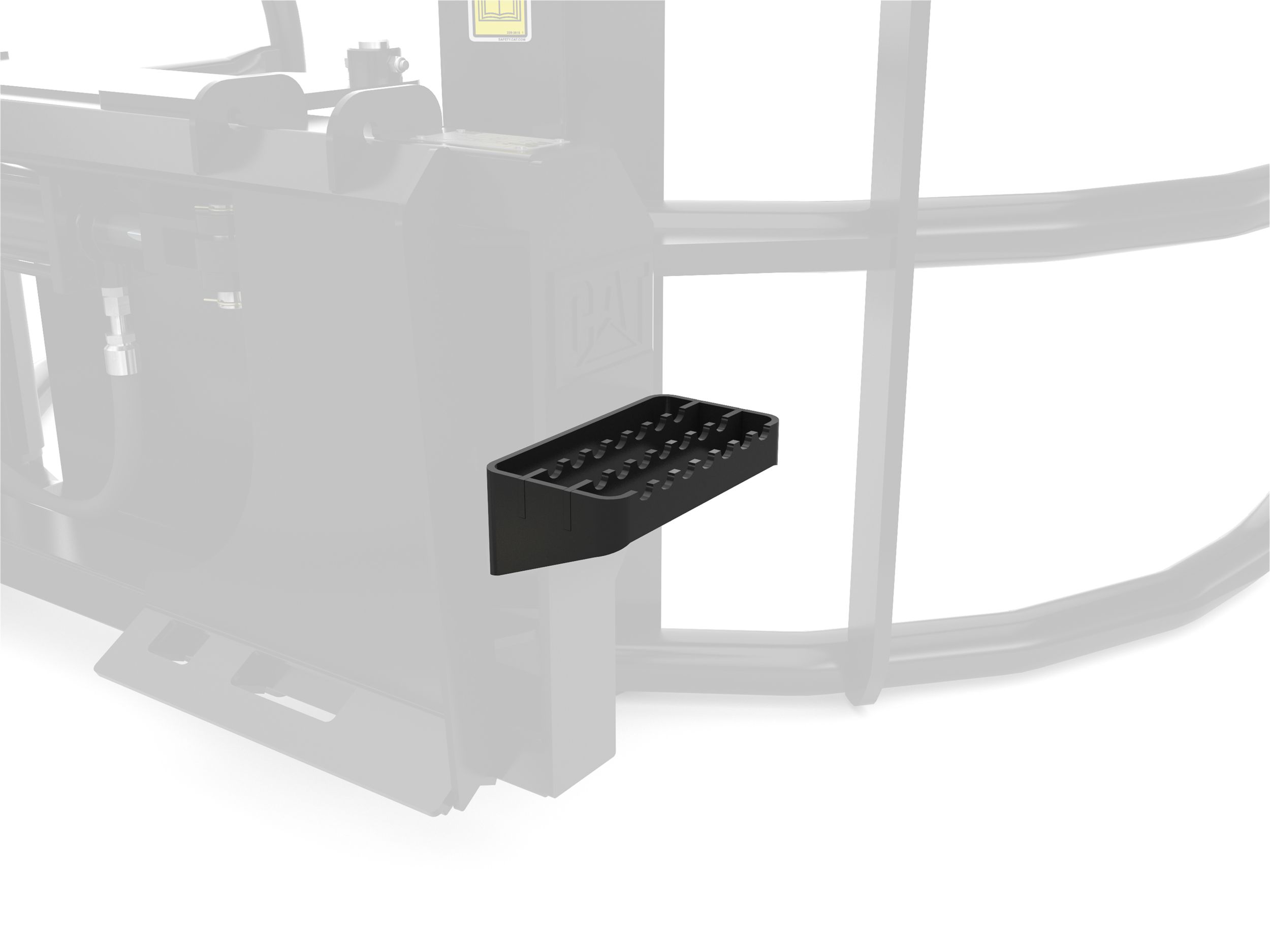 Aanboutbare, gekartelde trede