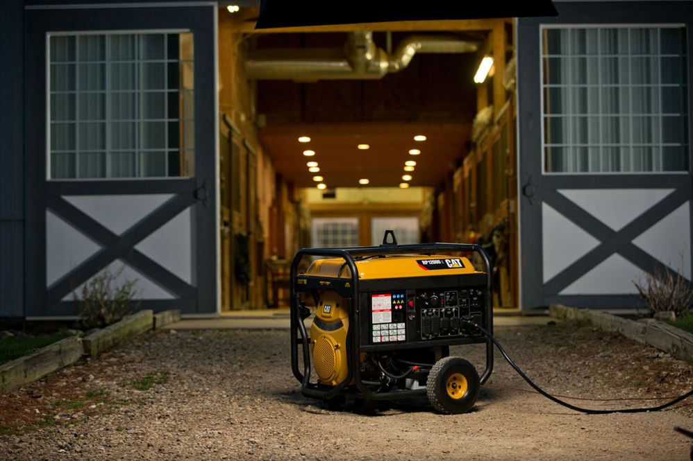 New 12000 Watt Portable Generator Cat Rp12000 E Hawthorne Cat