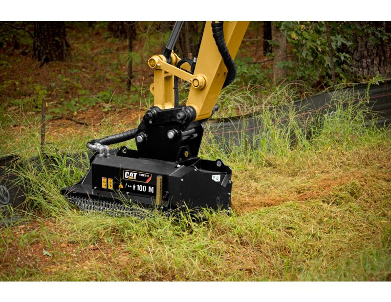 Cat® HMF210 Flail Mower at Work