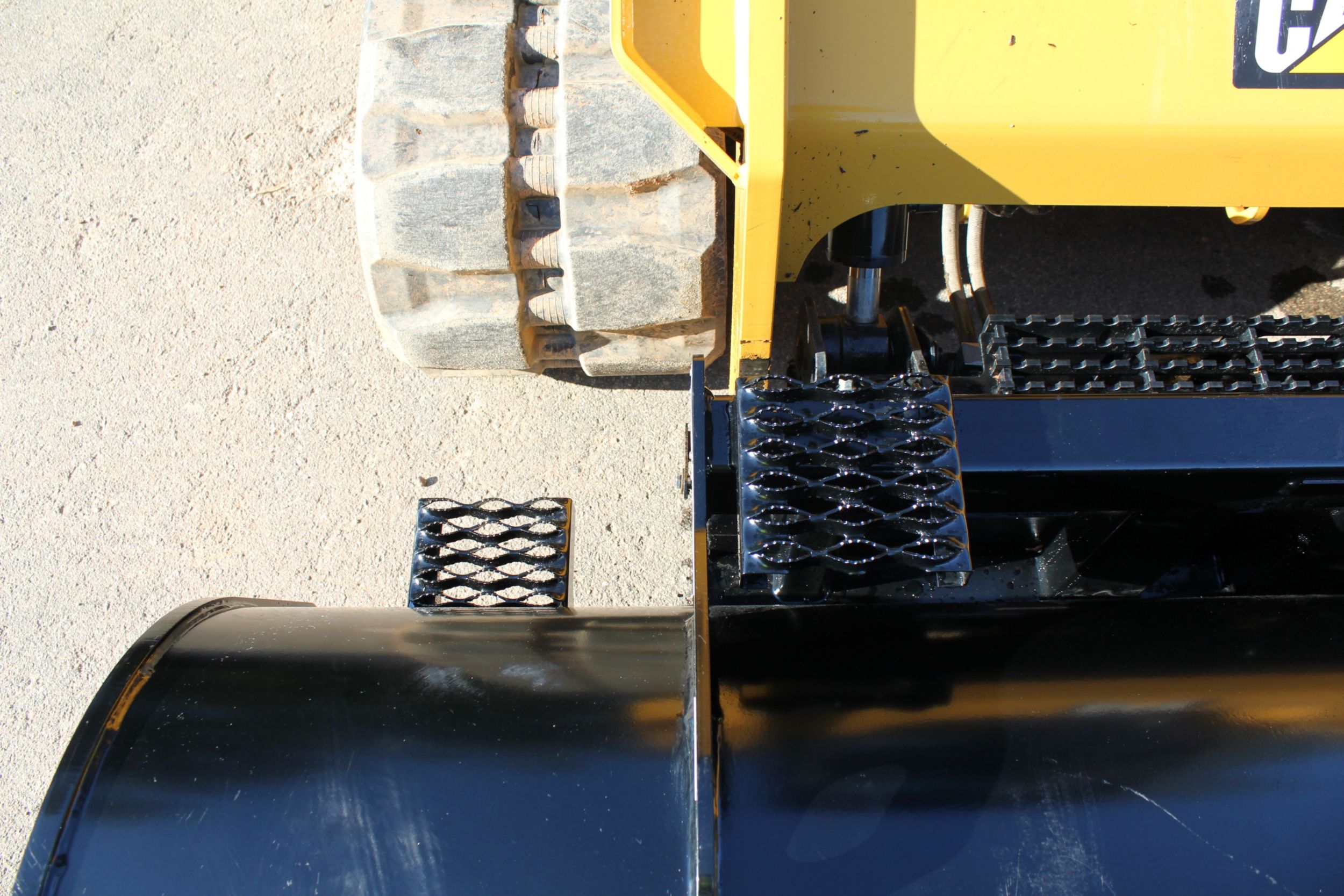 Peldaños moleteados