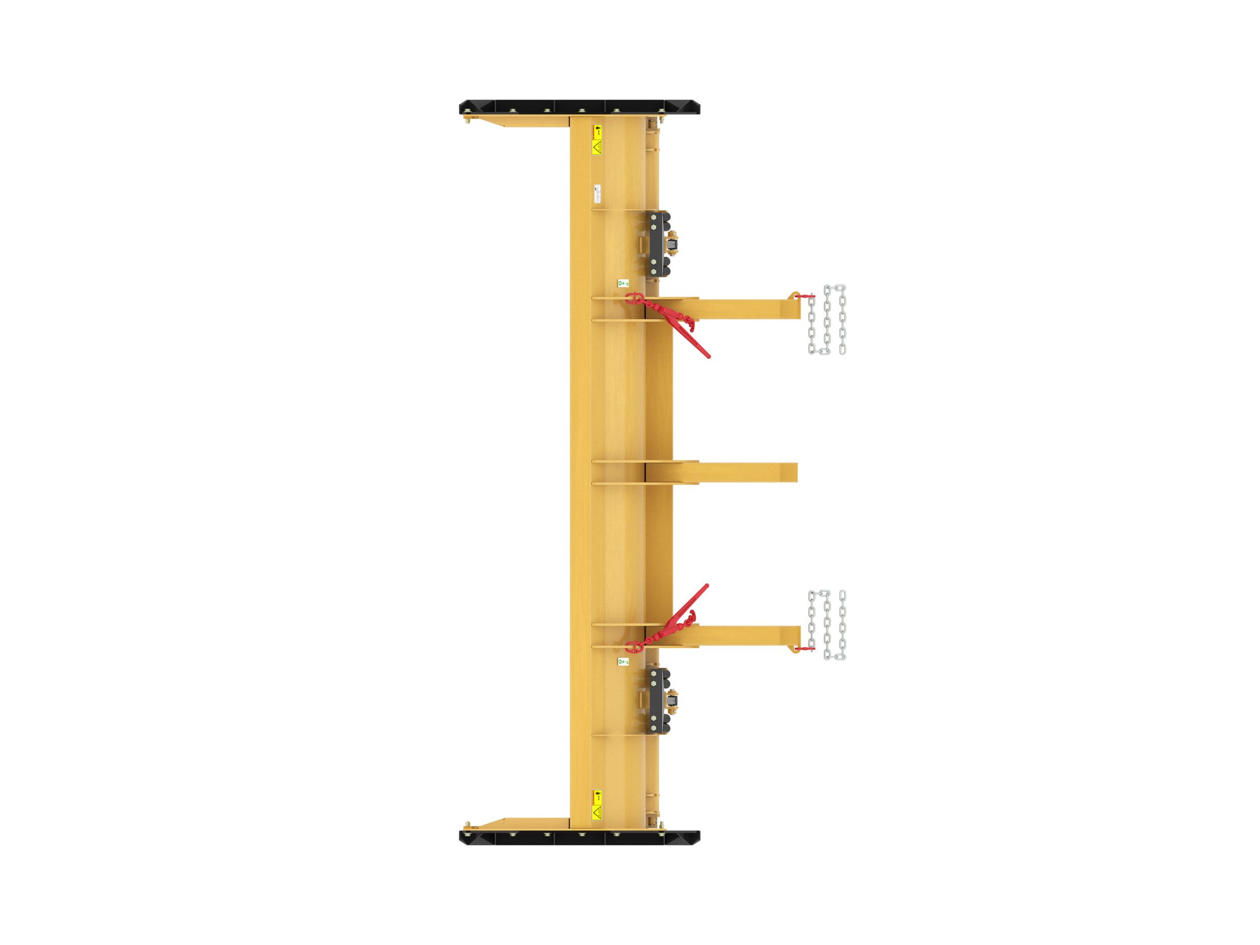 3.66 m (12 ft) Straight Snow Push with rubber trip edge