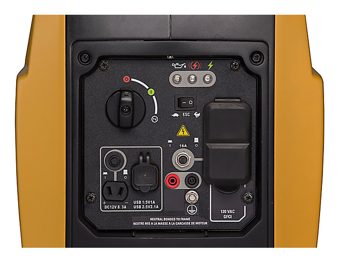 INV2000 Control panel close-up