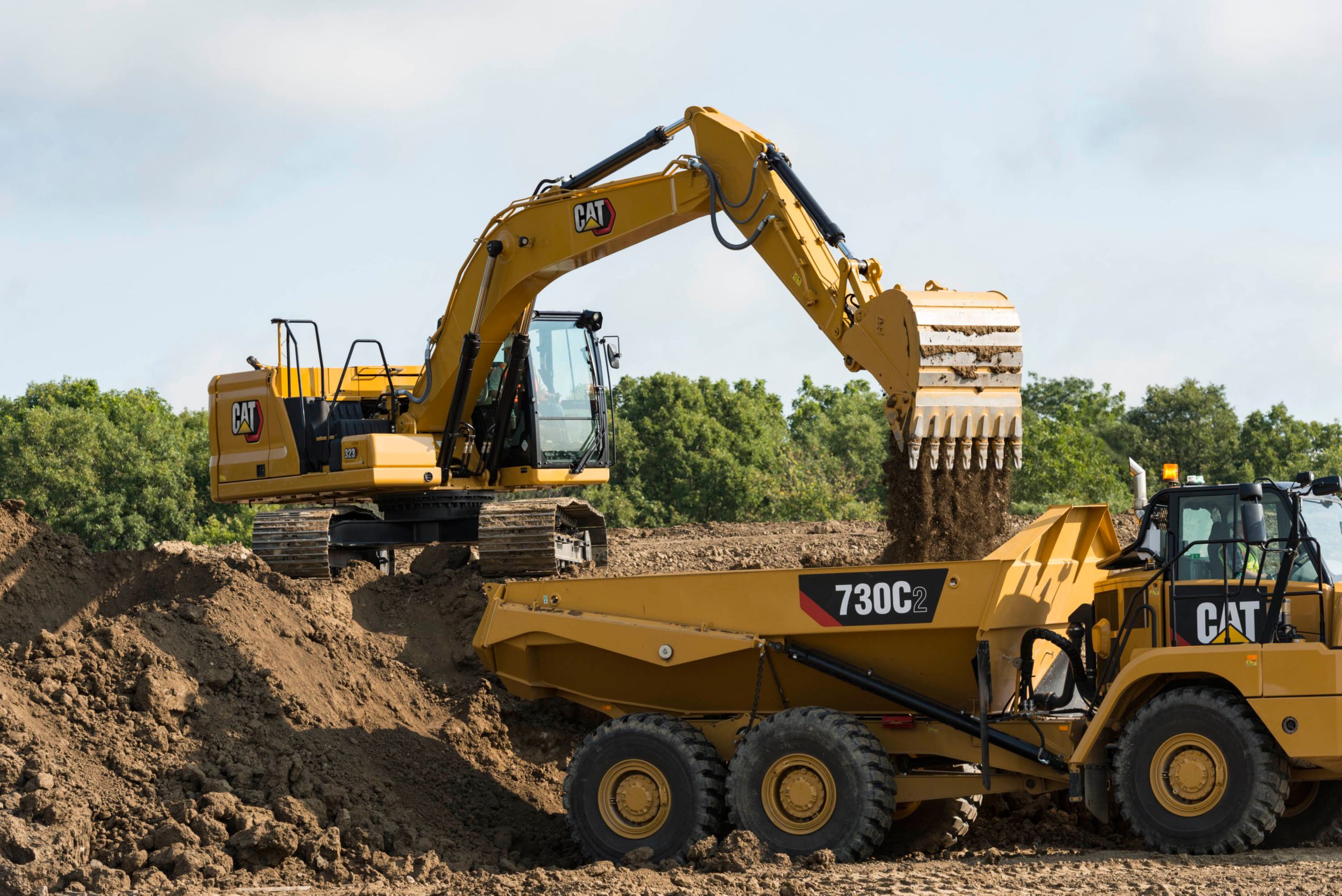 323 Hydraulic Excavator>