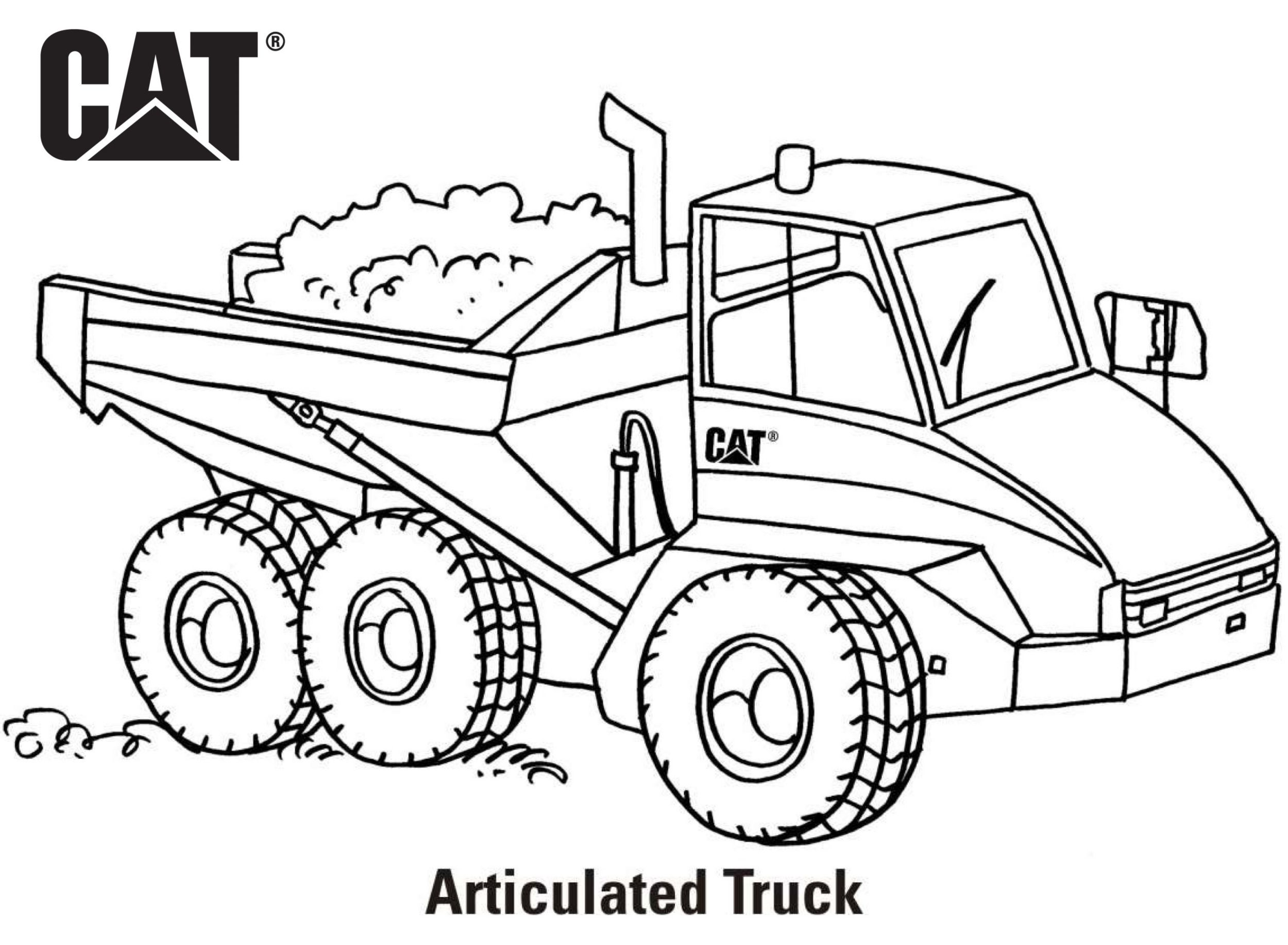 forklift truck coloring pages