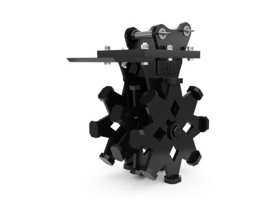 Compaction Wheels - 406 mm (16 in), Pin On, 3-4 Ton Mini Excavators