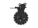 Compaction Wheels 406 mm (16 in) 3-4 Ton, Pin On