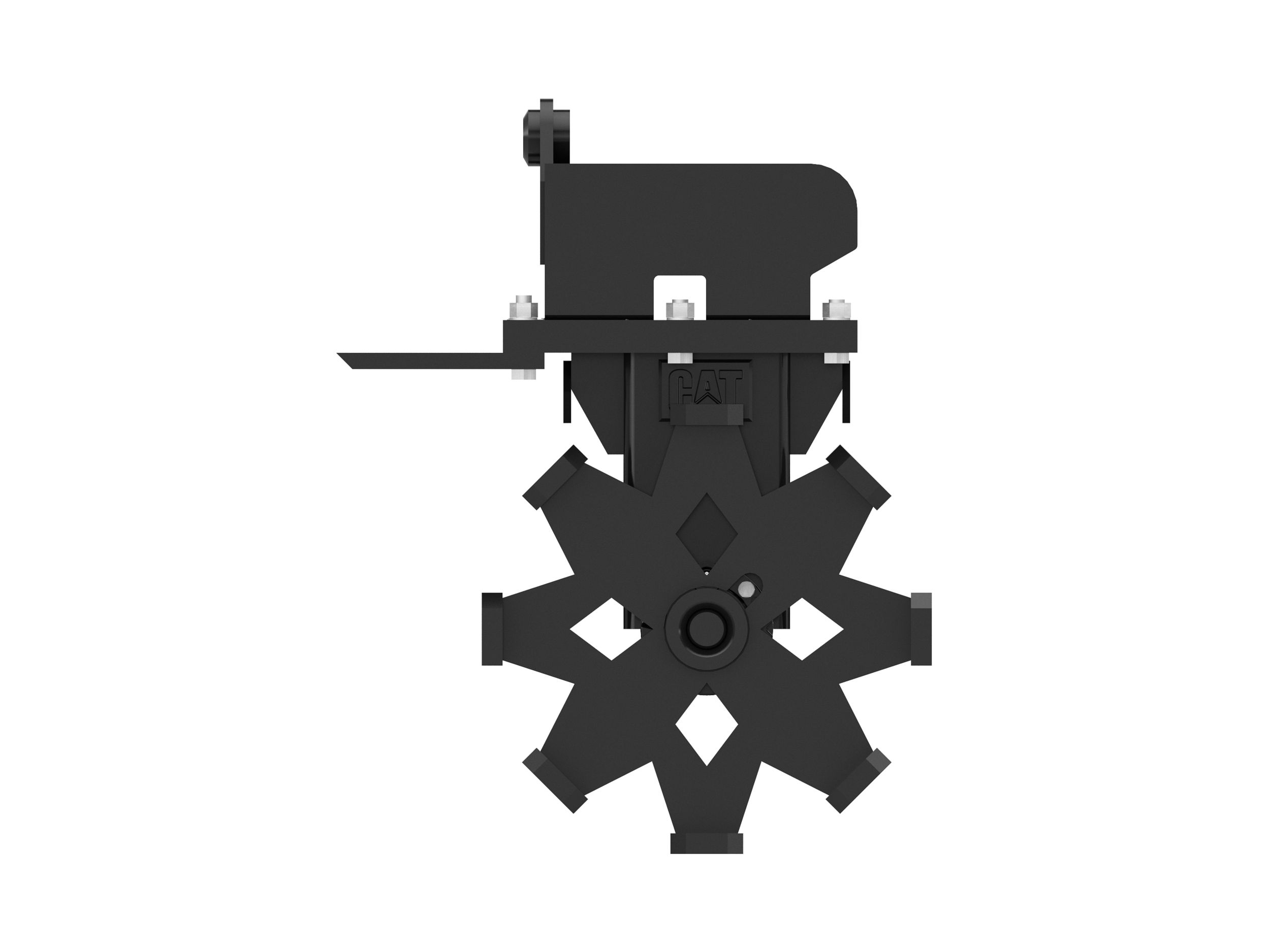Vue du côté gauche