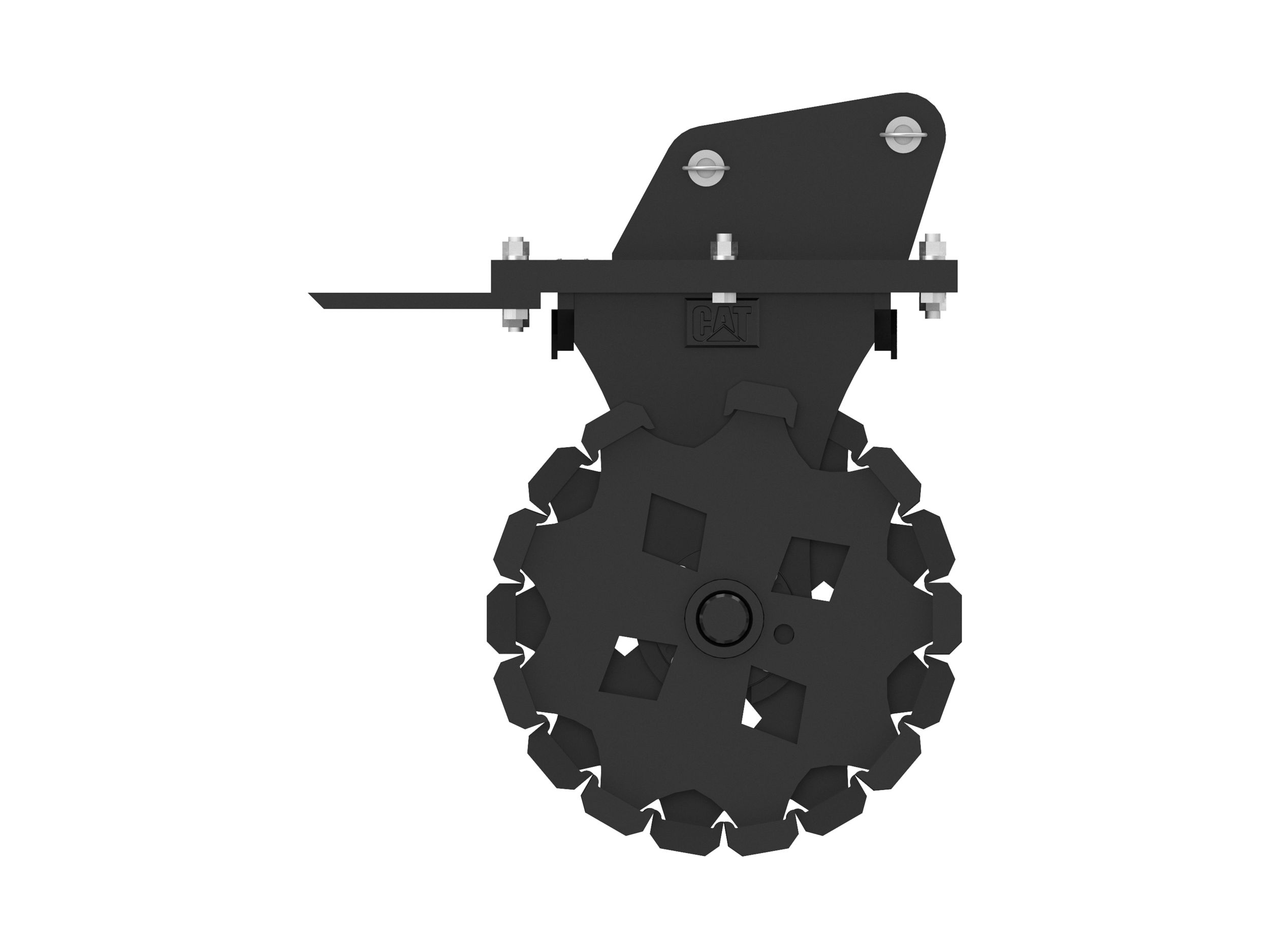 Roues de compactage 610 mm (24 in), 7 à 8 tonnes, à claveter