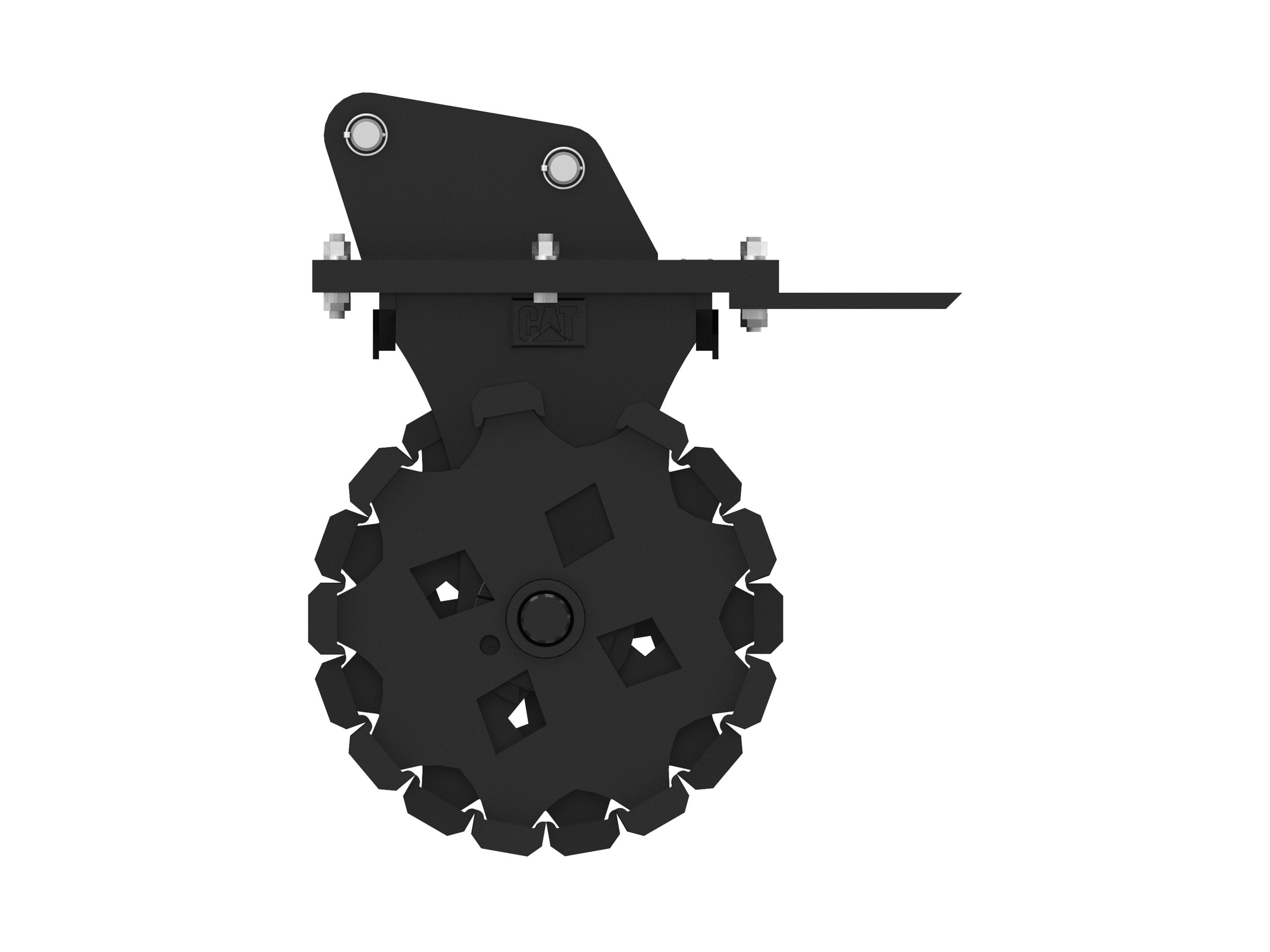 Roues de compactage 610 mm (24 in), 7 à 8 tonnes, à claveter