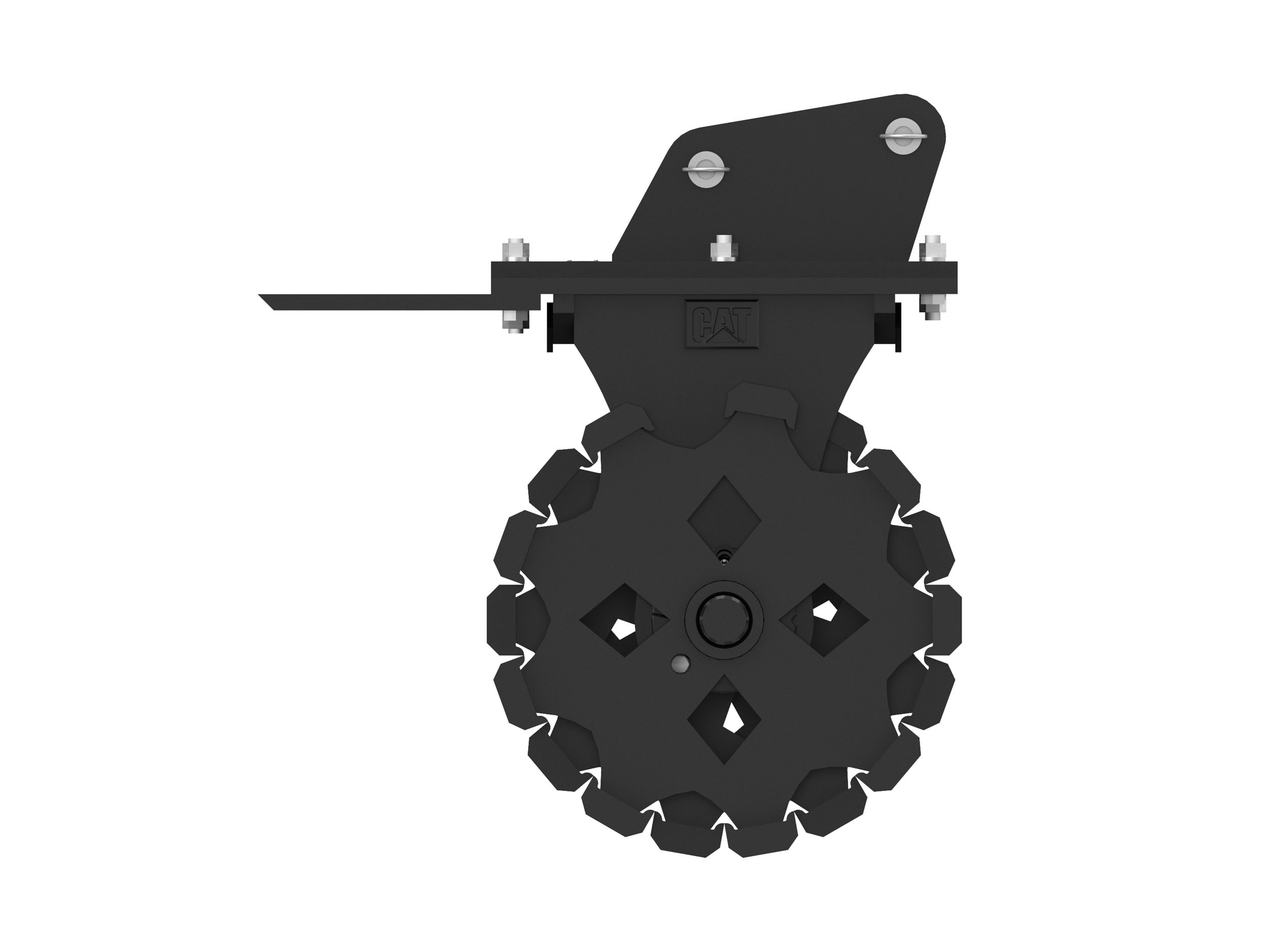 Roues de compactage 914 mm (36 in), 7 à 8 tonnes, à claveter