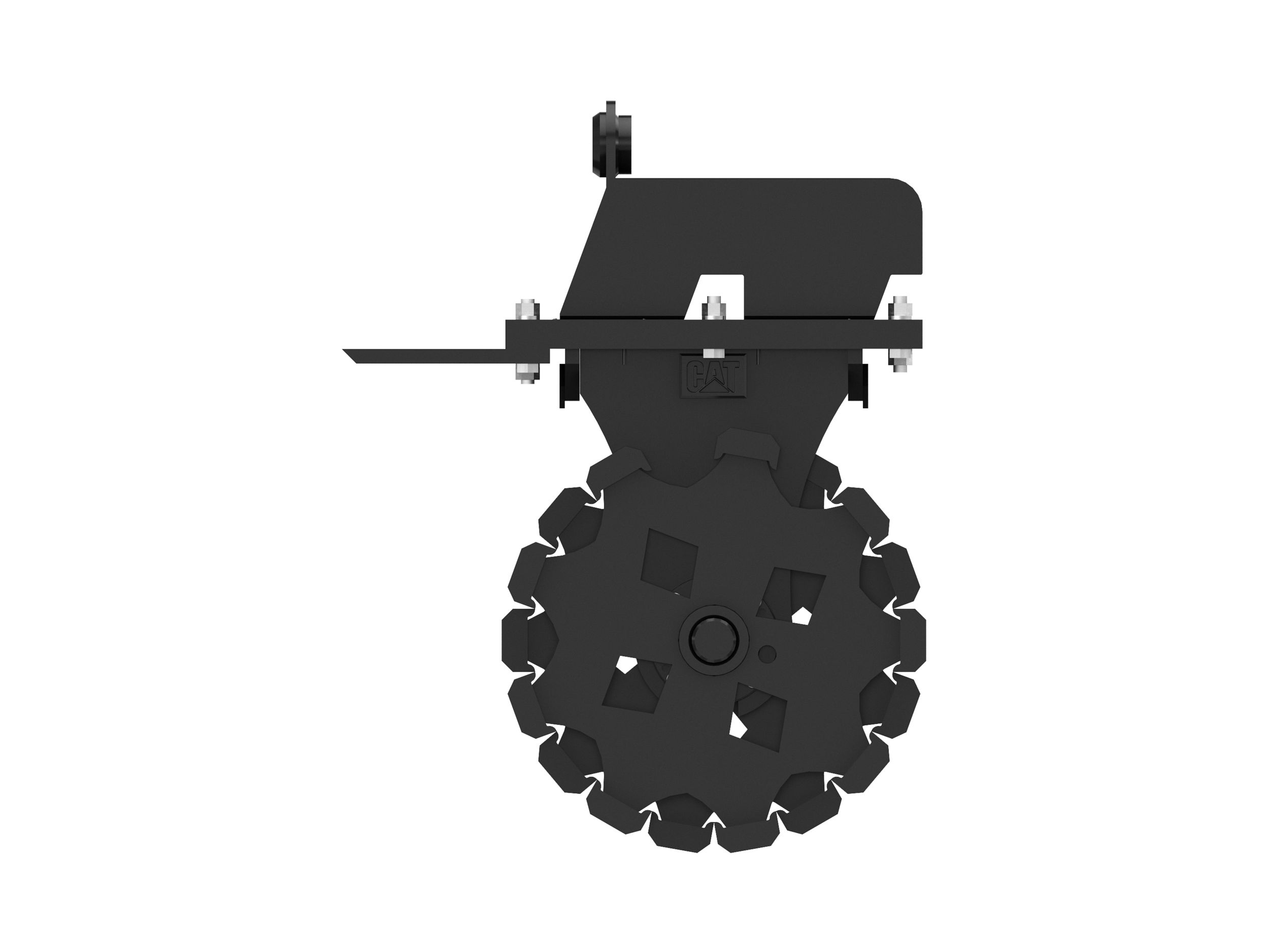 Vue du côté gauche