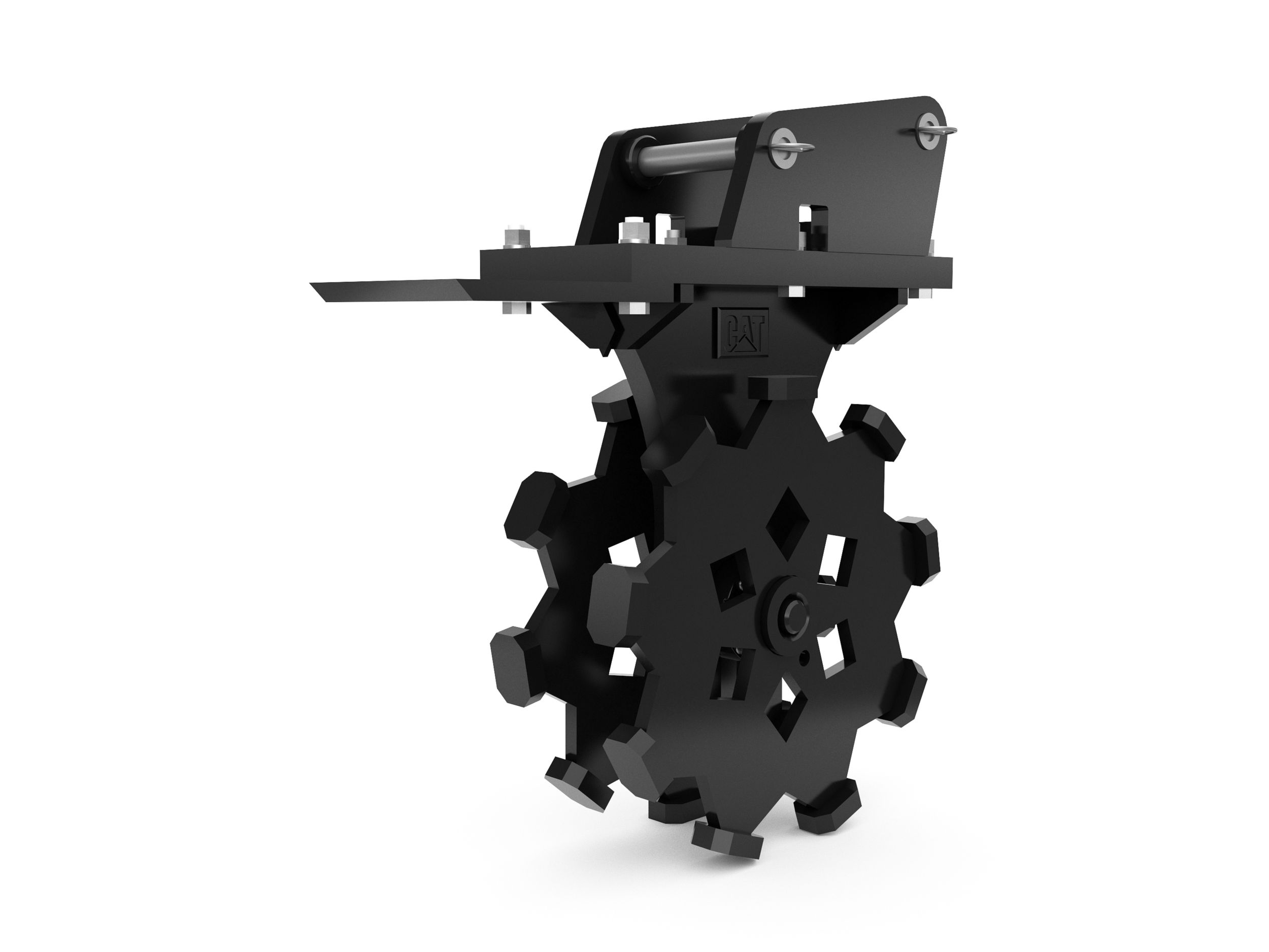 305 mm (12 in) 415-444 Backhoe Loader Pin On Compaction Wheel