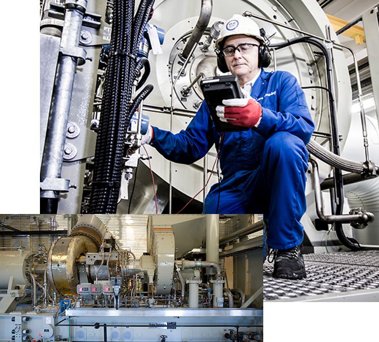 Restauración de paquetes de Solar Turbines