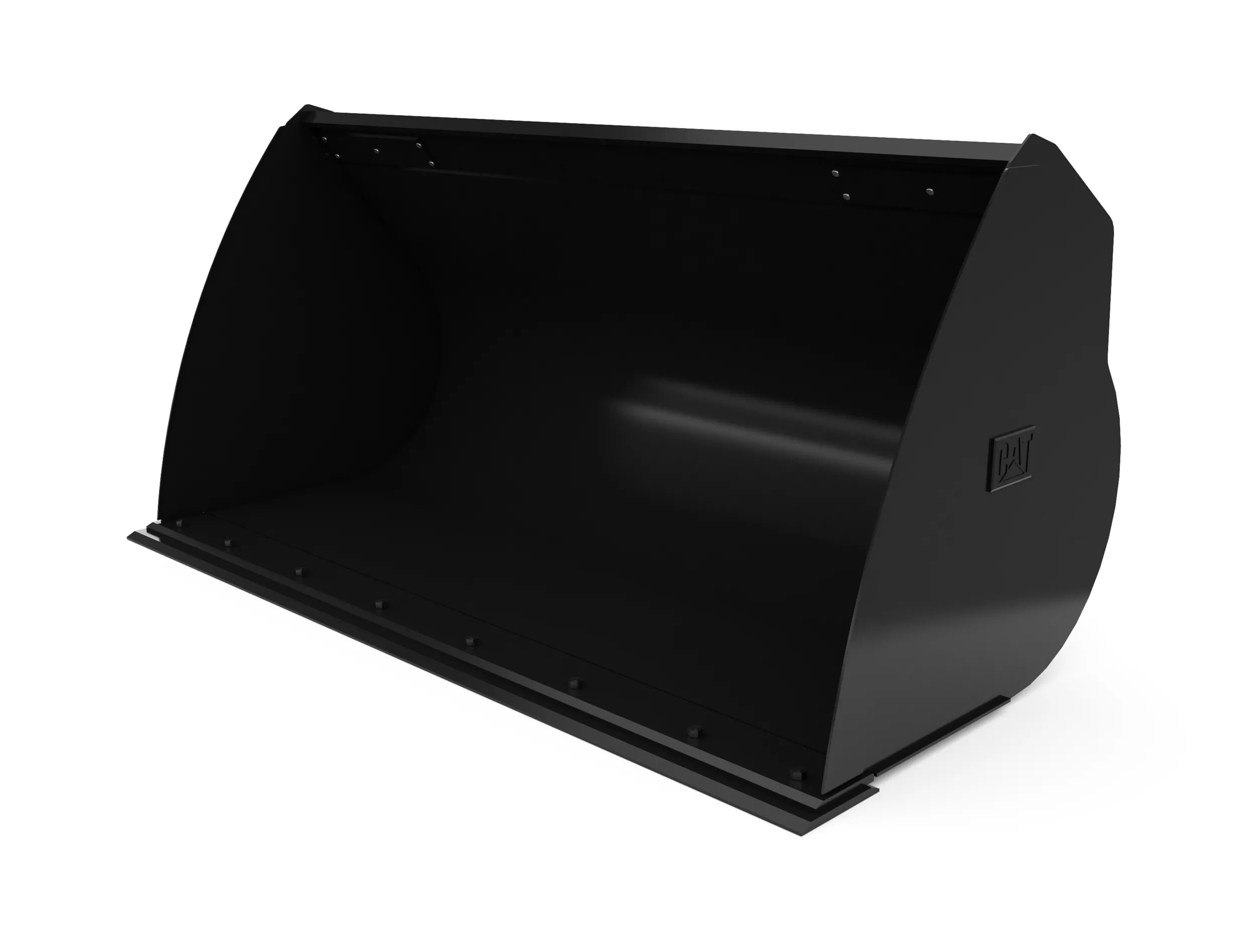 2,5 m3 (3,3 yd3), attache industrielle, lame de coupe à boulonner