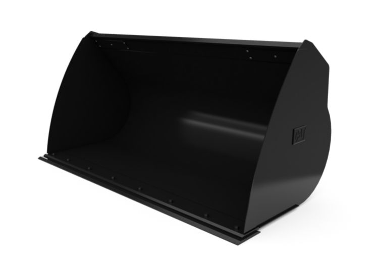 Buckets - Compact Wheel Loader - 2.5 m3 (3.3 yd3), HPL-ISO Coupler, Bolt-On Cutting Edge
