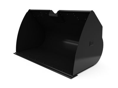 Buckets - Compact Wheel Loader - 3.5 m3 (4.6 yd3), HPL-ISO Coupler, Bolt-On Cutting Edge