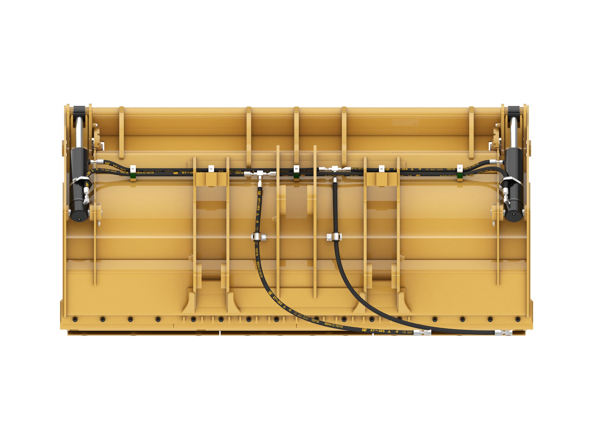 Godets tous-travaux 2,1 m³ (2,7 yd³), à claveter, lame de coupe à boulonner