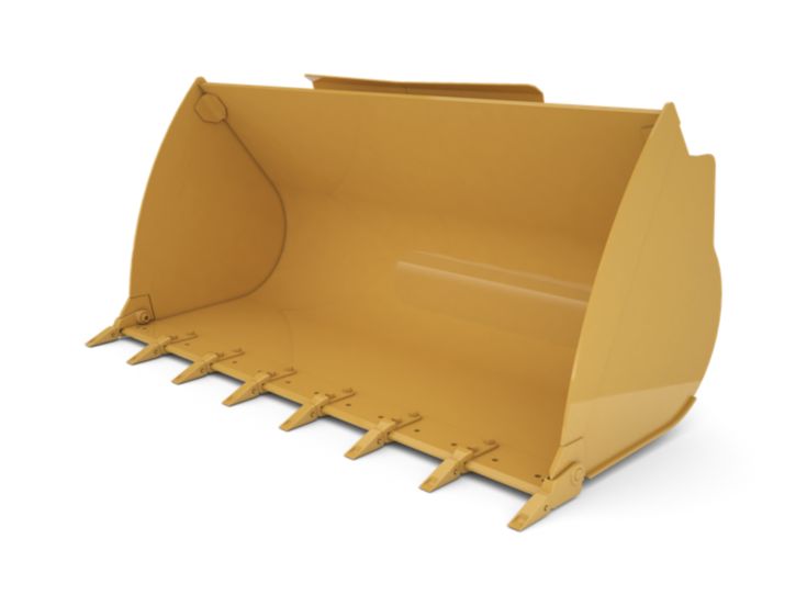 Buckets - Compact Wheel Loader - 1.8 m3 (2.4 yd3), Pin On, Bolt-On Teeth