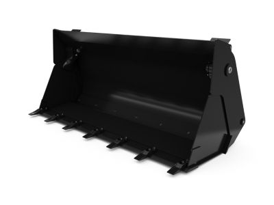 Buckets - Compact Wheel Loader - 0.9 m3 (1.2 yd3), HPL-V Coupler, Bolt-On Teeth