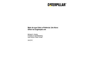 More Than Heat and Power: A Fresh Look At Cogeneration CHP