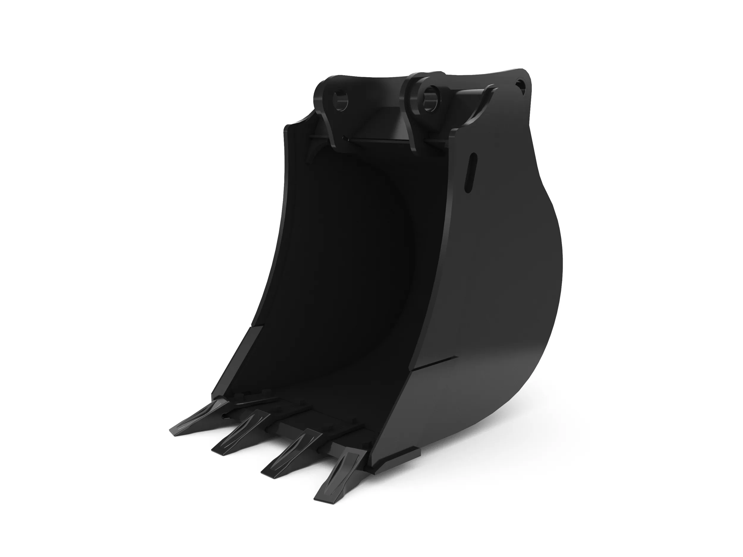610 mm (24 in), 351 L (12.4 ft3), Pin On, Bolt-On Teeth