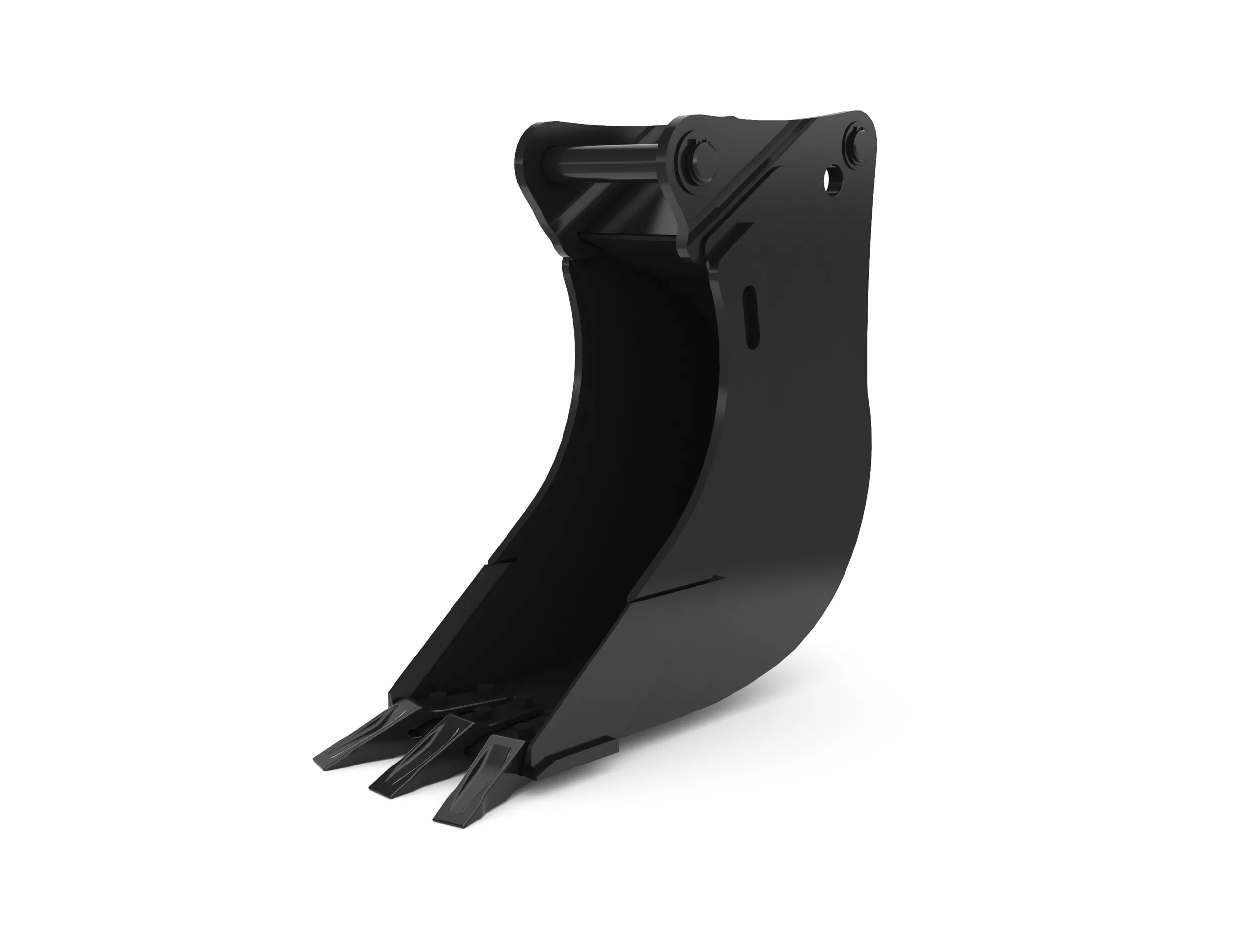 305 mm (12 in), 70 L (2.5 ft3), Pin On, Bolt-On Teeth