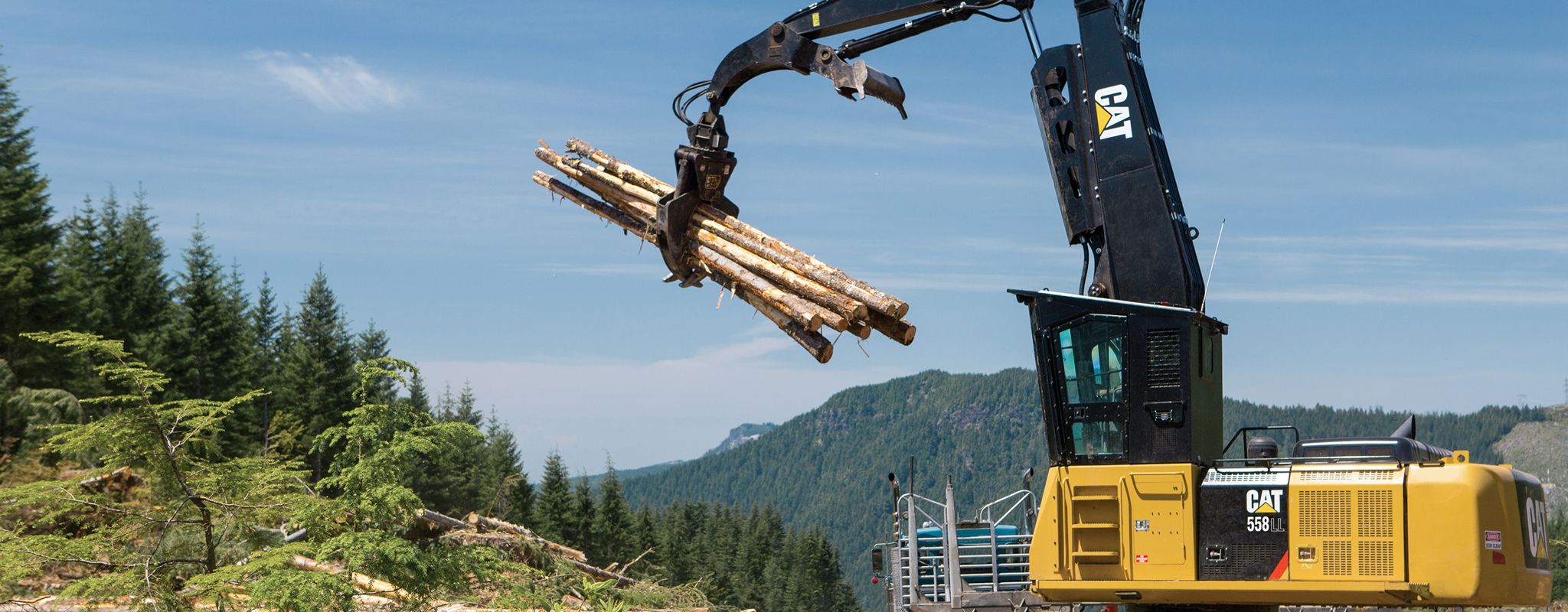 caterpillar logging toys