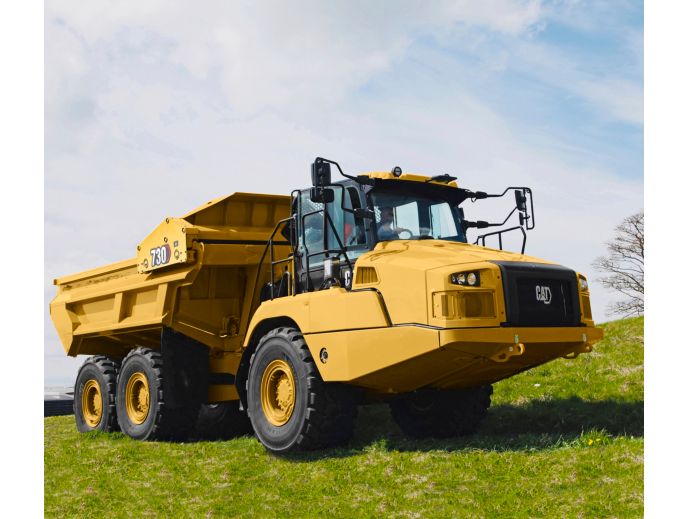 730 EJ Three Axle Articulated Truck
