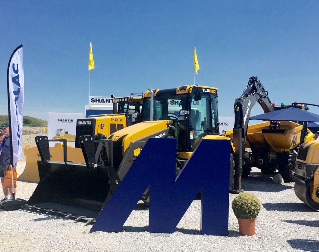 Mecalac launched their brand new 6 tonne 6MDX cab dumper powered by the Perkins® 854F-E34TA into the UK market at Hillhead. Also on the stand is the Perkins powered TLB890 backhoe loader. See both these machines on stand A23.