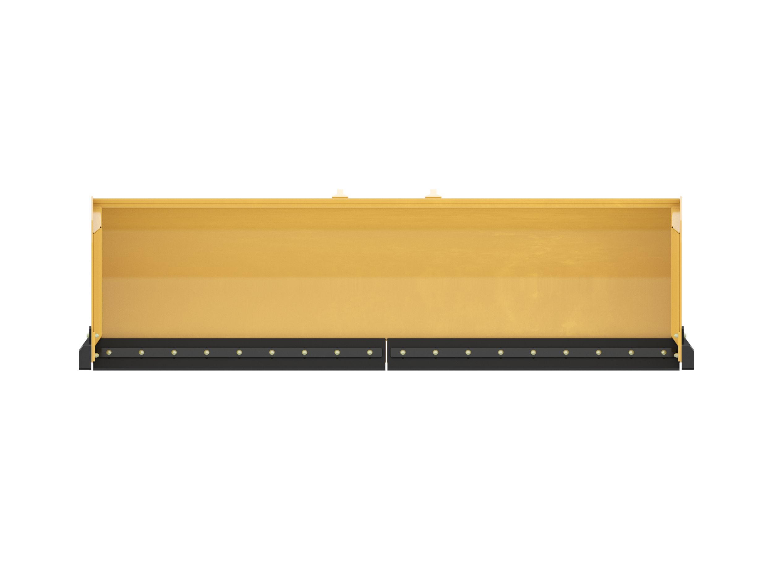 3.66 m (12 ft) Straight Snow Push with rubber trip edge