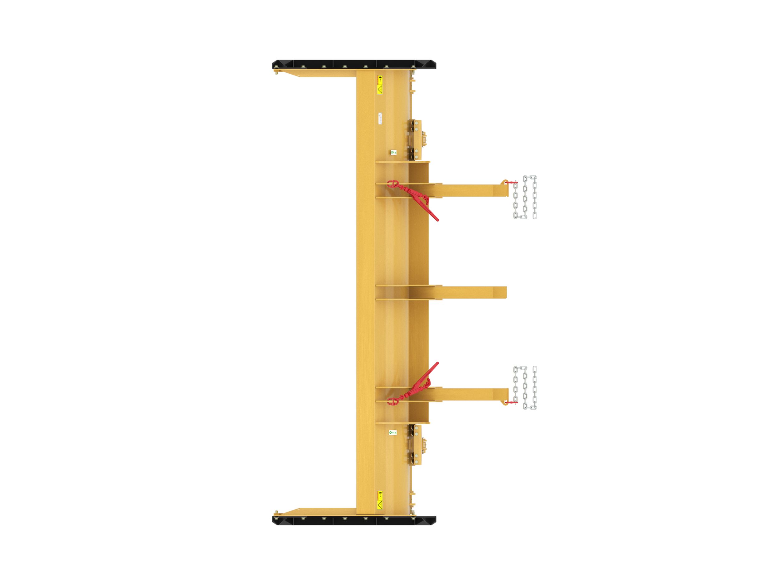 3.66 m (12 ft) Straight Snow Push with rubber with trip edge trip edge