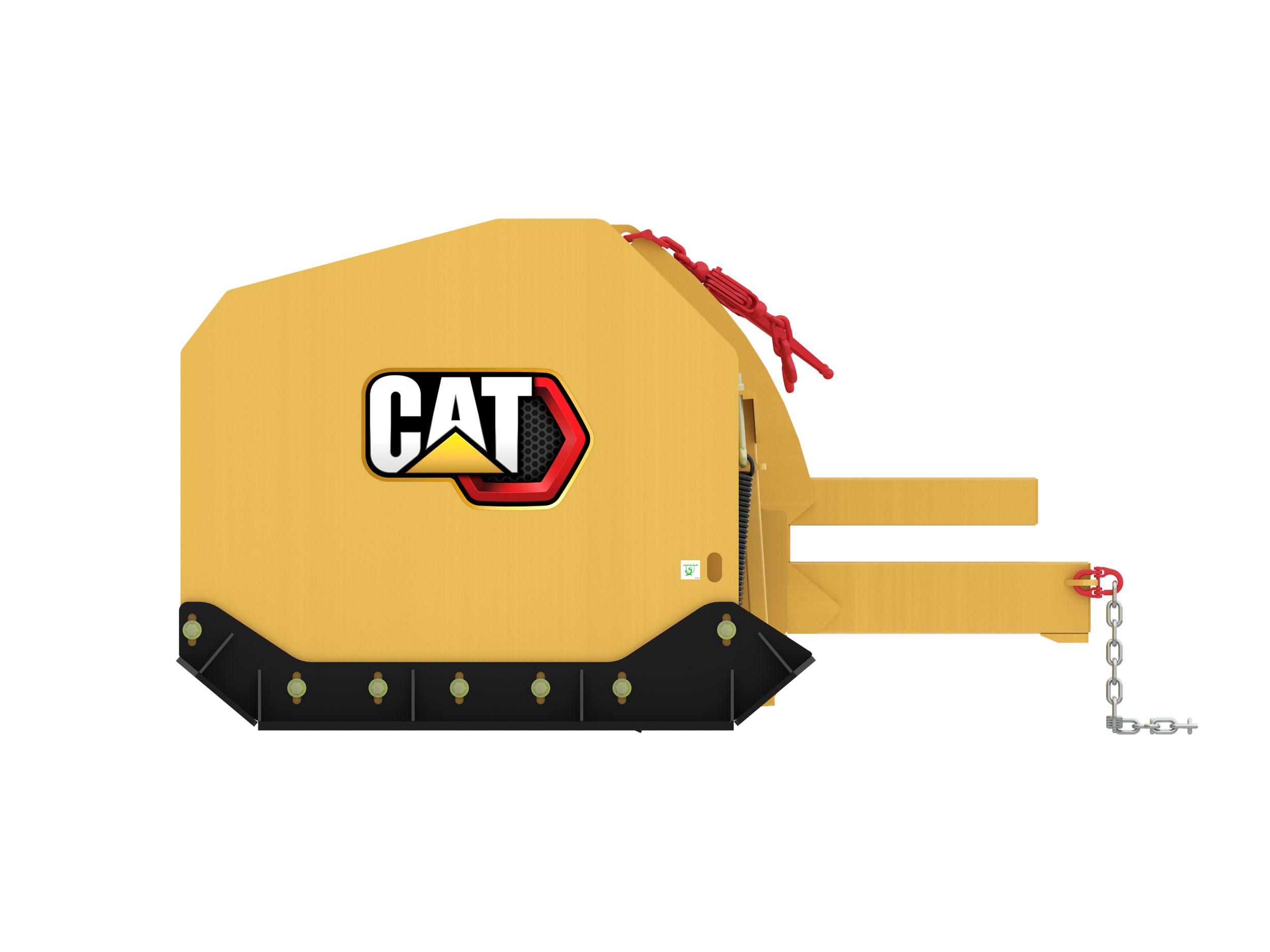 4.87 m (16 ft) Straight Snow Push with rubber with trip edge trip edge