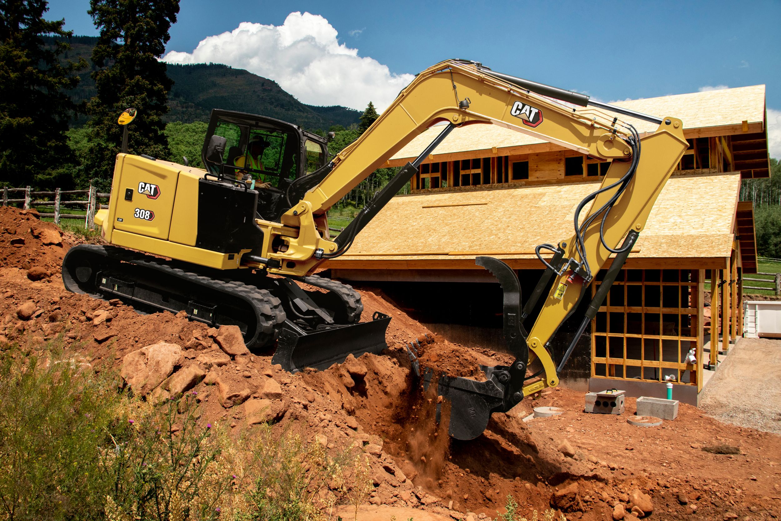 308 CR Mini Excavator | Cat | Caterpillar