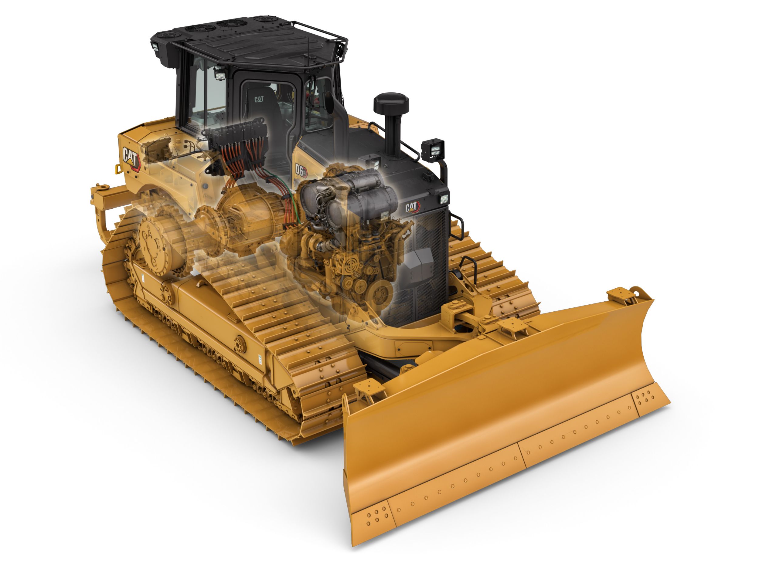 Take a Look Inside the D6 XE Dozer with Electric Drive