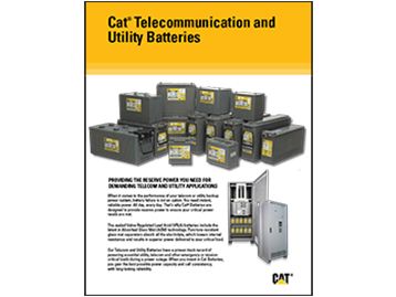 Cat® Telecommunication and Utility Batteries