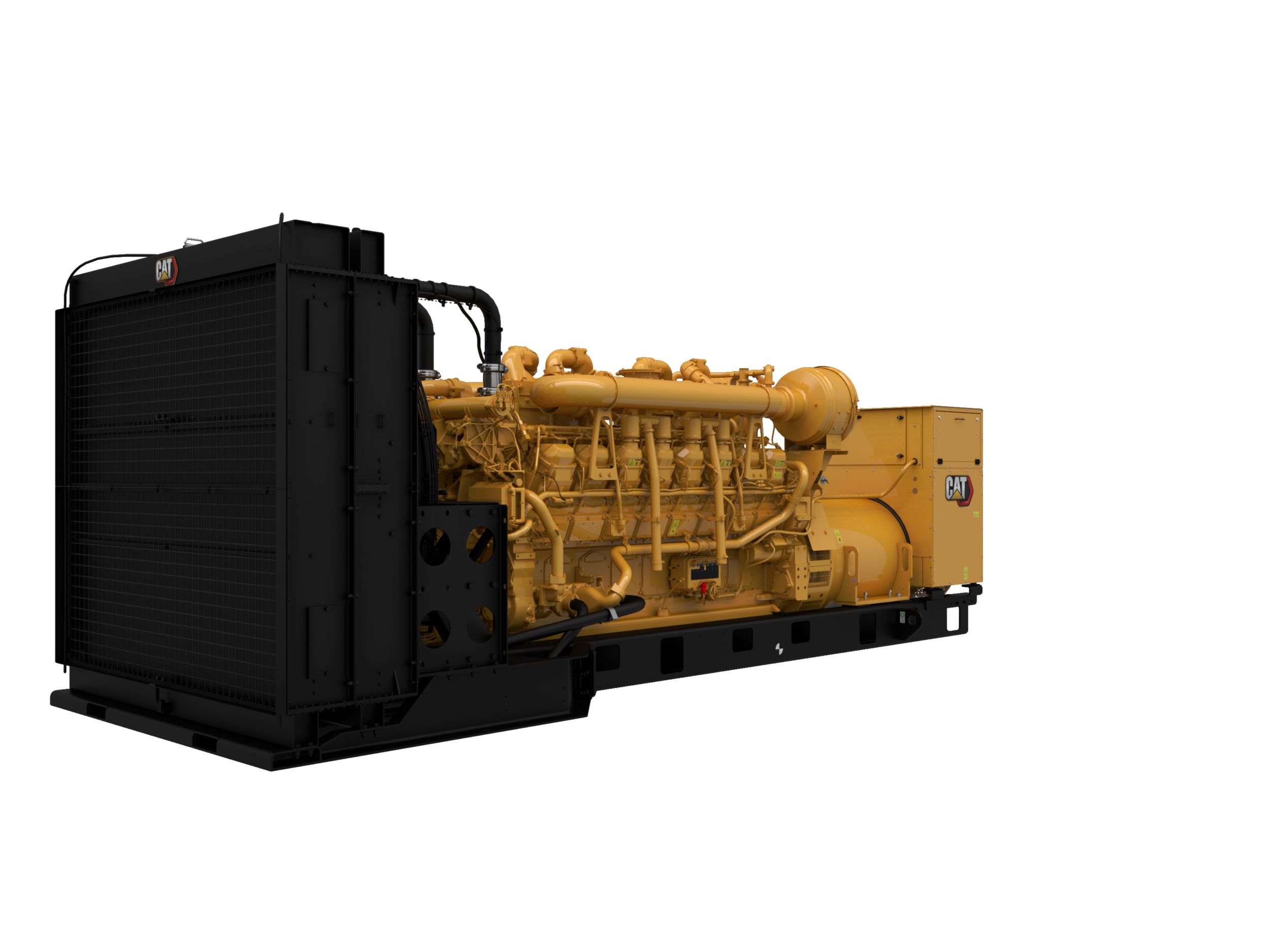 3516 DGB Generator Set Rear Left
