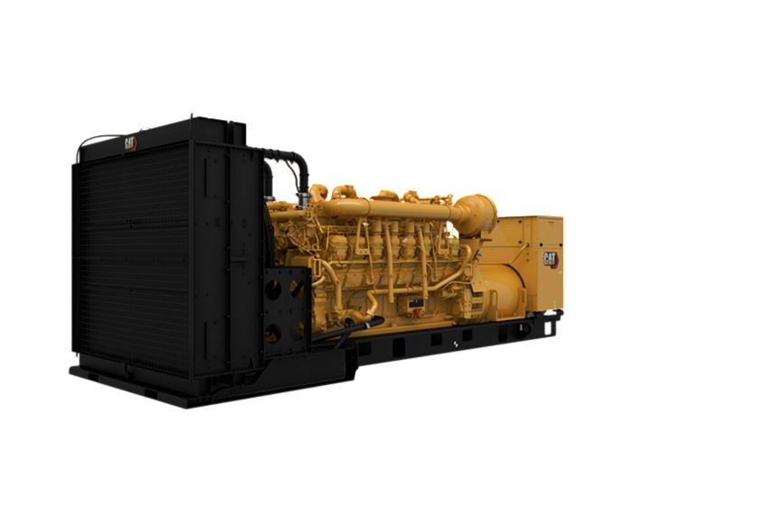 3516 DGB Generator Set Rear Left