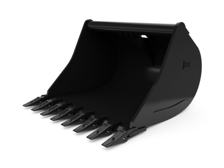 Buckets - Backhoe Rear - 1226 mm (48 in), 800 L (28.3 ft3), Pin Lock, Weld-On Adapters