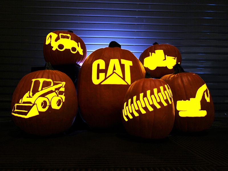 monster truck pumpkin carving